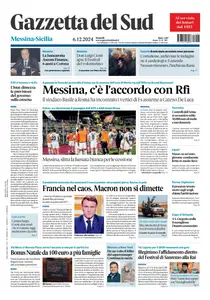 Gazzetta del Sud Messina - 6 Dicembre 2024