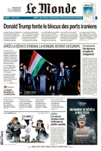 Le Monde - 14 Avril 2026