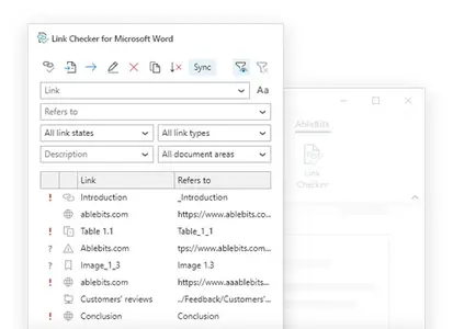 Ablebits Link Checker for Word 4.3.473.2144