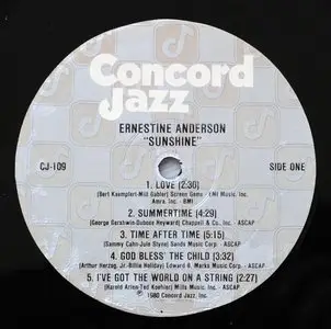 Ernestine Anderson - Sunshine (1980) 24-Bit/96-kHz Vinyl Rip