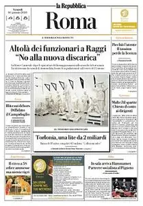 la Repubblica Roma - 10 Gennaio 2020