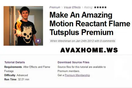 AETuts+ Make An Amazing Motion Reactant Flame – Tutsplus Premium