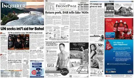 Philippine Daily Inquirer – October 26, 2013