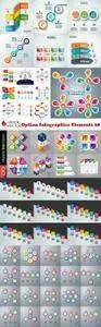 Vectors - Option Infographics Elements 68