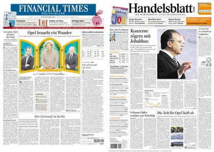 FinancialTimesDeutschland & Handelsblatt vom 29.05.2009
