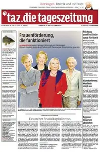 die tageszeitung (taz) vom Donnerstag, 19. April 2012