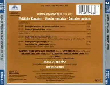 Reinhard Goebel, Musica Antiqua Köln, Ex Tempore - Johann Sebastian Bach: Weltliche Kantaten (1997)