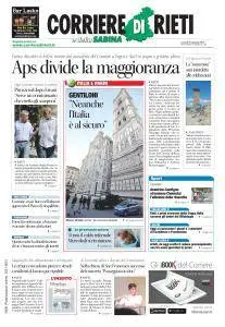 Corriere di Rieti - 21 Agosto 2017