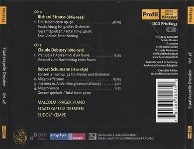 Staatskapelle Dresden - Strauss / Schumann / Debussy (1974, reissue 2009, Profil/Hänssler # PH08053)
