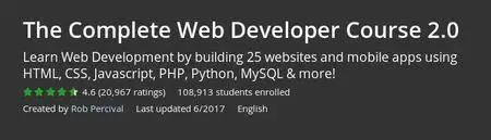 Udemy - The Complete Web Developer Course 2.0 (Repost)