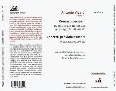 Ottavio Dantone, Accademia Bizantina - Vivaldi: Concerti per archi III e Concerti per viola d'amore (2018)