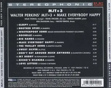 MJT+3 - Walter Perkins' MJT+3 & Make Everybody Happy (1959-60)