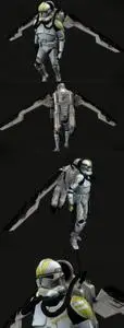 Clone Trooper Sky Corps 3D MODEL