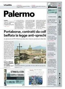 la Repubblica Palermo - 7 Aprile 2018
