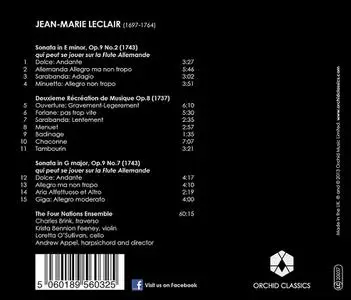 The Four Nations Ensemble - Jean-Marie Leclair: Sonatas Op. 9 Nos. 2 & 7; Deuxieme Récréation de Musique Op. 8 (2013)