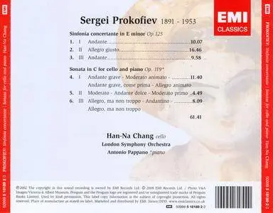 Han-Na Chang, Antonio Pappano, LSO - Prokofiev: Sinfonia Concertante, Sonata for Cello and Piano (2003) Reissue 2008