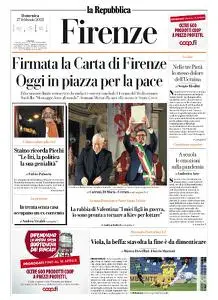 la Repubblica Firenze - 27 Febbraio 2022