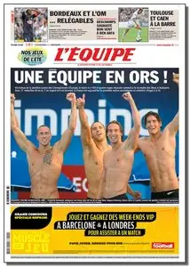 L'Equipe - Lundi 16 Aout 2010