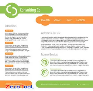 FlashMint 2139 Consulting company flash template