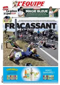 L'Equipe du Mardi 7 Juillet 2015