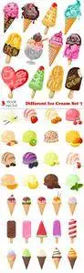 Vectors - Different Ice Cream Set 7