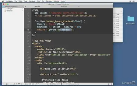 Lynda - Easy PHP Projects: Time Zone Conversion (2016) [repost]
