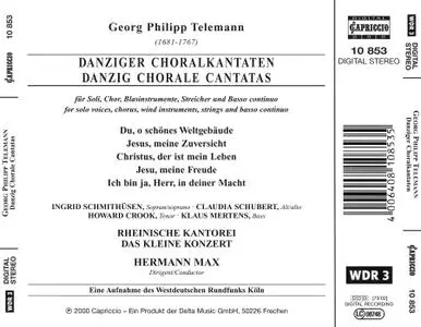 Hermann Max, Das Kleine Konzert, Rheinische Kantorei - Telemann: Danziger Kantaten (2000)