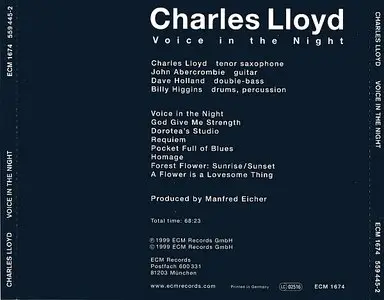 Charles Lloyd - Voice In The Night (1999) {ECM 1674}