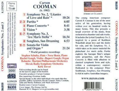 Kirk Trevor, Slovak Radio Symphony Orchestra - Carson Cooman: Symphonies Nos. 2, 3, Piano Concerto, Partita, Vision (2007)