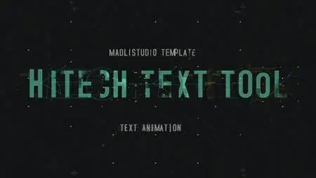 Hitech Text Tool - Project for After Effects (VideoHive)