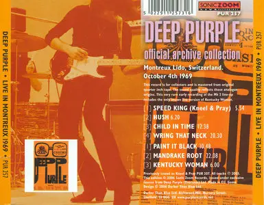 Deep Purple - Live In Montreux 1969 (2006)