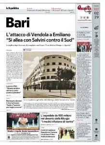 la Repubblica Bari - 3 Febbraio 2019