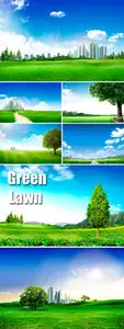 Stock Photo - Green Lawn