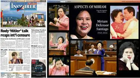 Philippine Daily Inquirer – October 02, 2016