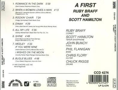 Ruby Braff & Scott Hamilton - A First (1985)