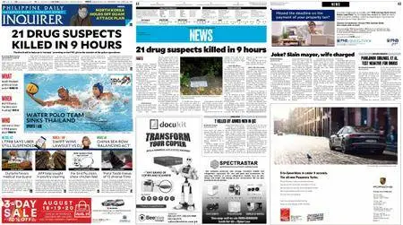 Philippine Daily Inquirer – August 16, 2017