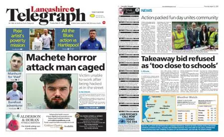 Lancashire Telegraph (Blackburn, Darwen, Hyndburn, Ribble Valley) – August 11, 2022