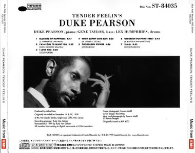 Duke Pearson - Tender Feelin's (1959) [Remastered 1991]