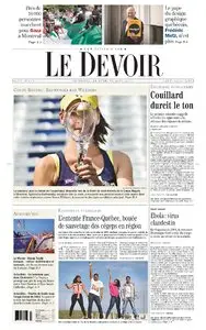 Le Devoir du 11 Août 2014