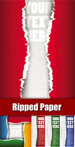 Ripped Paper Backgrounds Vector