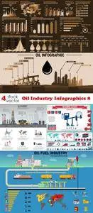 Vectors - Oil Industry Infographics 8