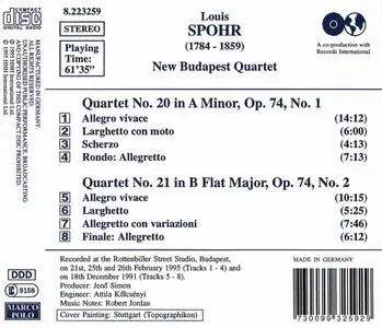 Spohr - Complete String Quartets (17CD) (1989-2014)