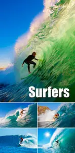 Stock Photo - Surfers