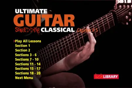 Lick Library - Ultimate Guitar Techniques Shredding Classical - Caprice №5