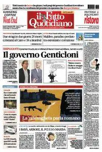 Il Fatto Quotidiano - 12 Dicembre 2016