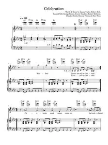 Celebration - Kool And The Gang (Piano-Vocal-Guitar (Piano Accompaniment))