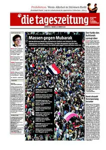Tageszeitung TAZ vom 2 Februar 2011