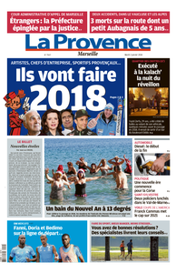 La Provence Marseille du Mardi 2 janvier 2018