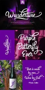 Wondertime - Handwritting Script Font