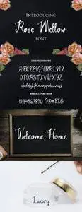 CreativeMarket - Rose Mellow Font 2477971